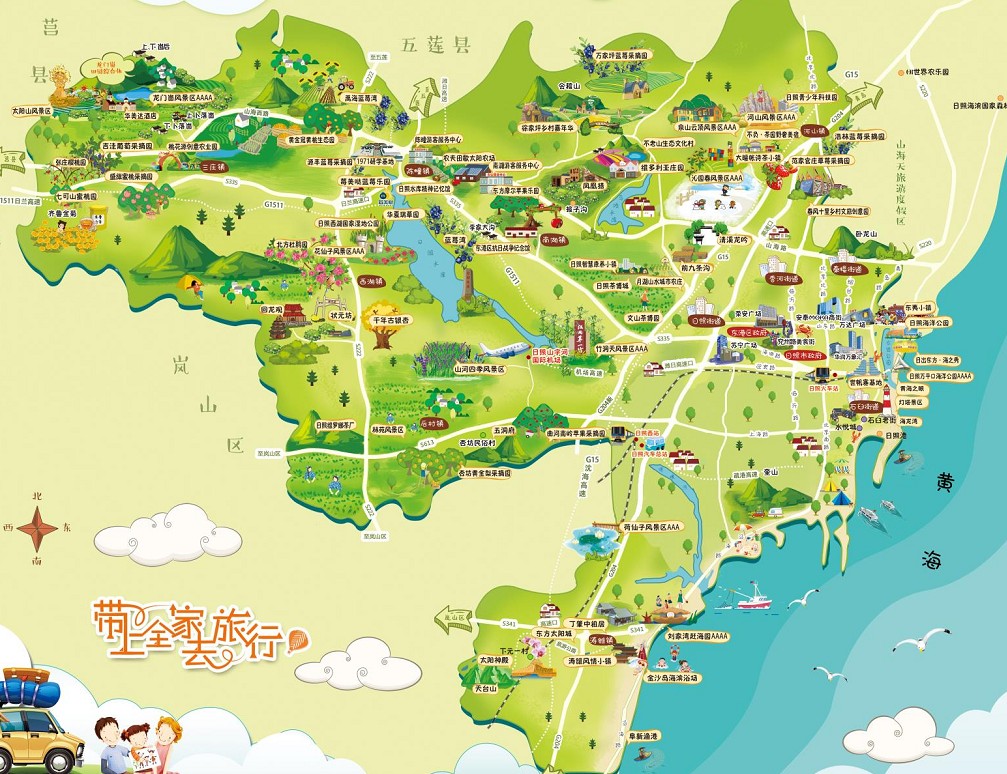 东坑镇景区使用手绘地图给景区能带来什么好处？