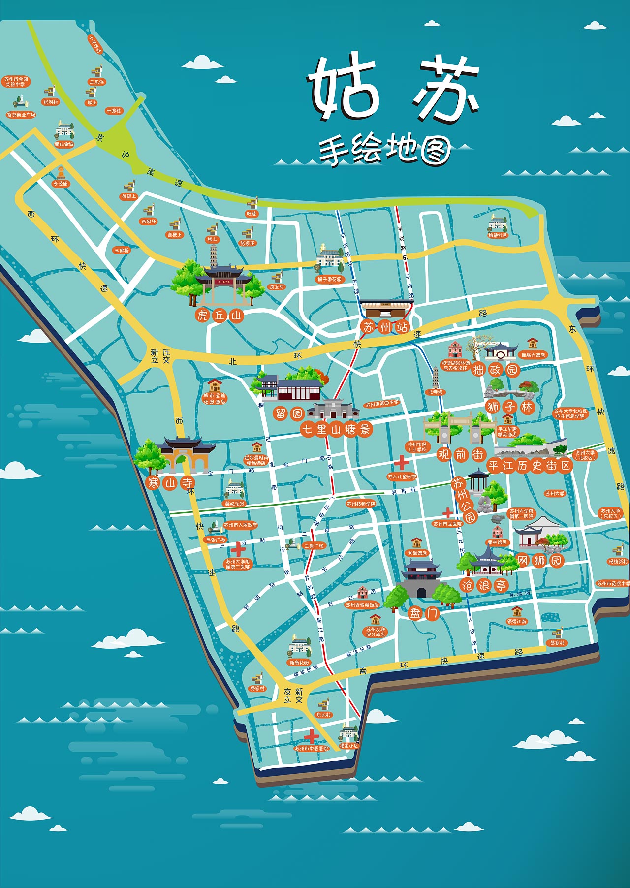 东坑镇手绘地图景区的文化宝藏